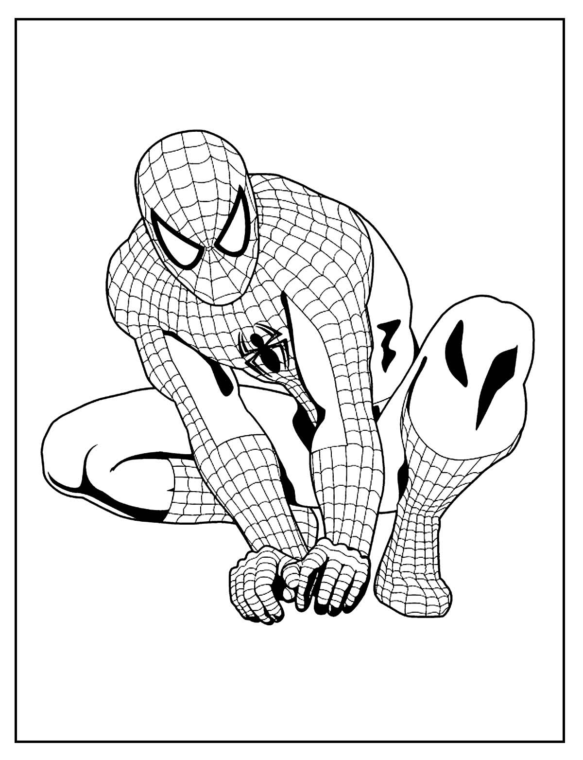 Imagens de Homem-Aranha para colorir - Dicas Práticas  Spider coloring  page, Spiderman coloring, Avengers coloring pages