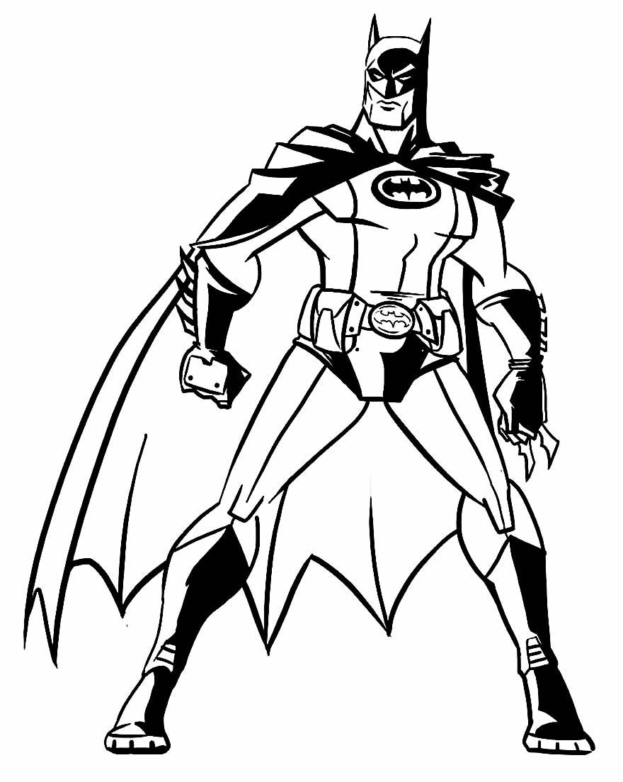 Desenho Batman Colorir