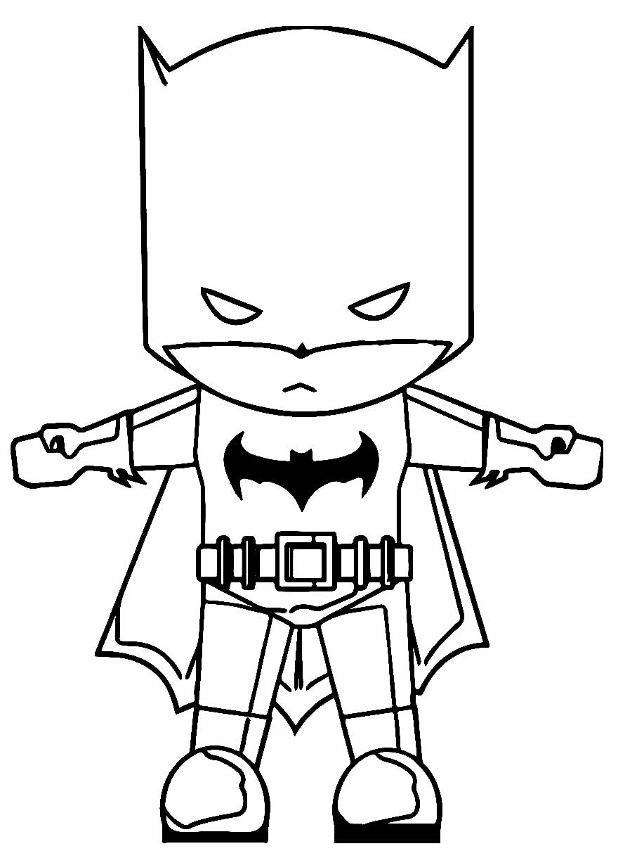 Modelo para colorir do Batman