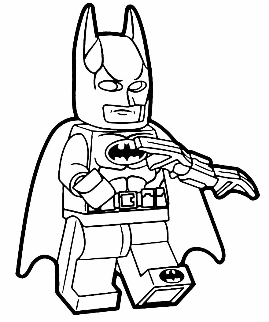 Desenho para colorir Batman Lego