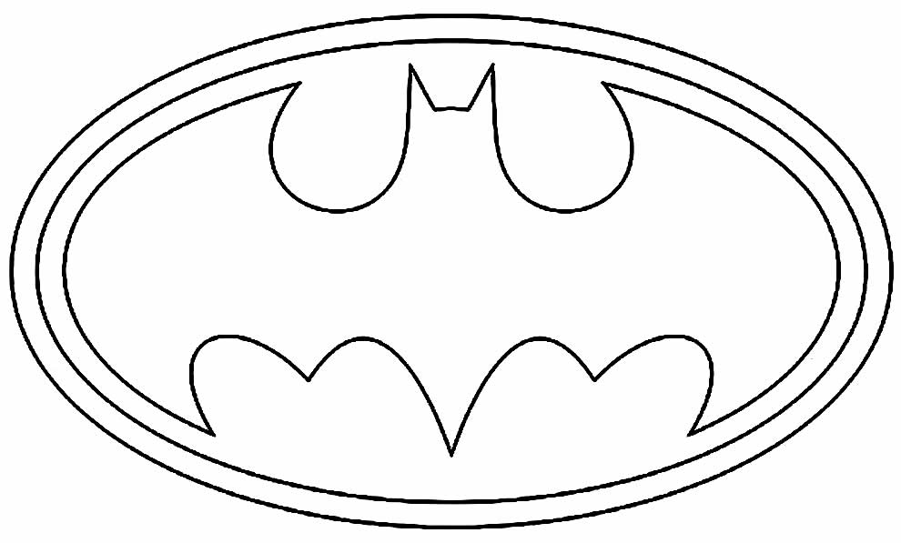 Desenho para colorir Batman