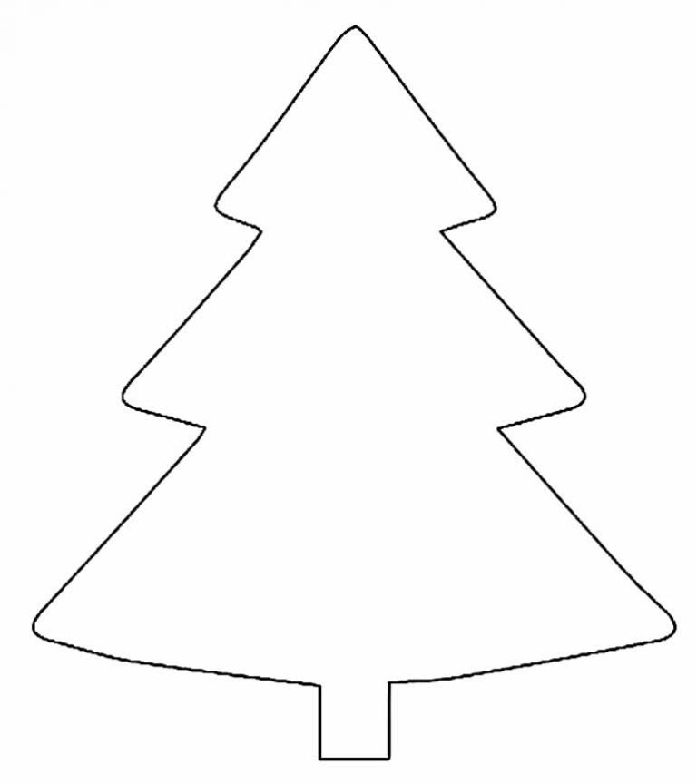 30+ Desenhos e Moldes de Árvore de Natal para colorir - Como fazer em casa