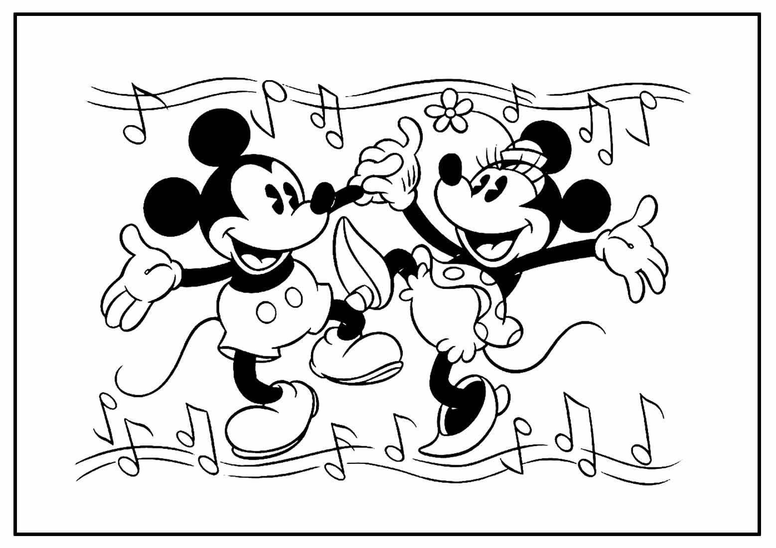 Desenho do Mickey para colorir