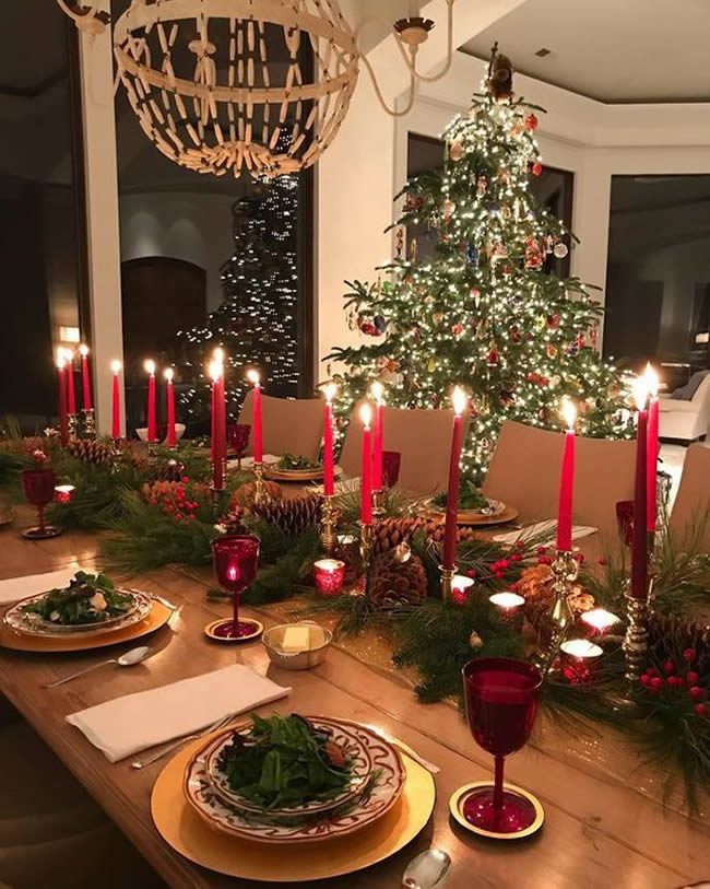 Enfeite de Natal para decoração de mesas