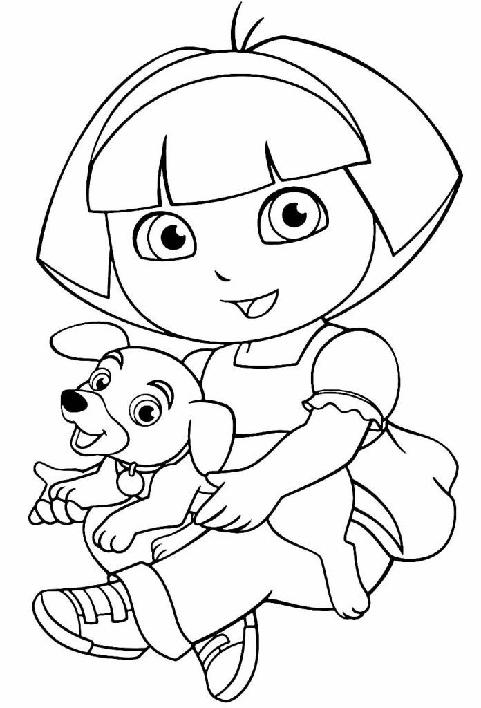 30+ Desenhos de Dora Aventureira para pintar e colorir - Como fazer em casa