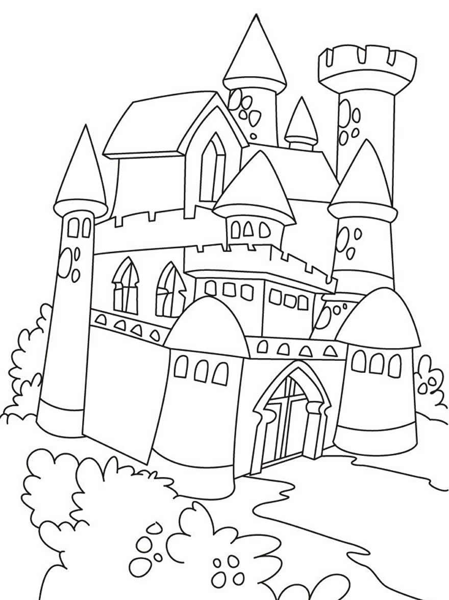 Imagem de Castelo para pintar