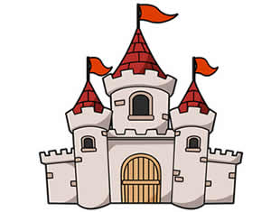 Desenhos para colorir de Castelo