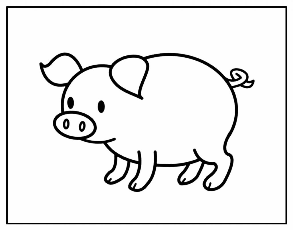 Porquinhos para colorir: 50+ desenhos lindos - Como fazer em casa