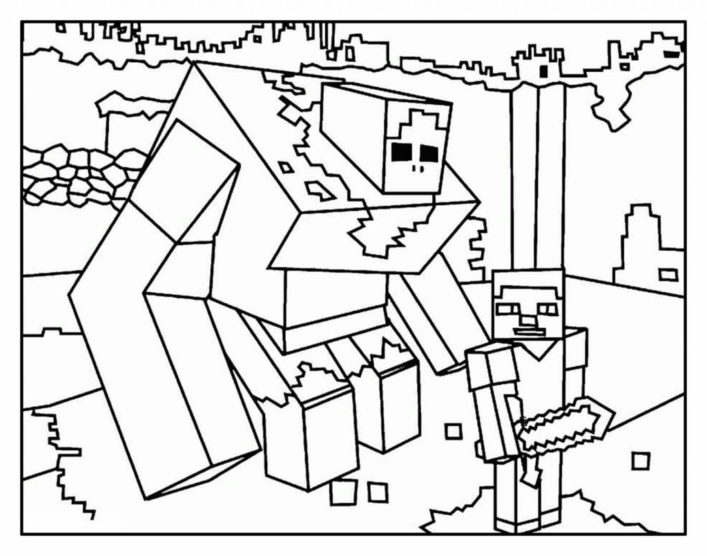 30+ Desenhos de Minecraft para imprimir e colorir - Como fazer em casa