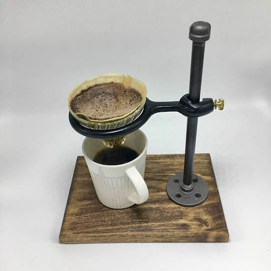 coador de café com canos