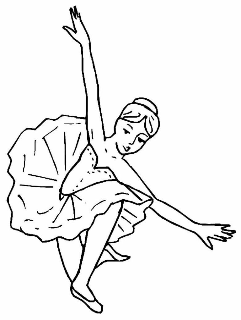 60 Desenhos Para Colorir De Bailarina Como Fazer Em Casa 7333