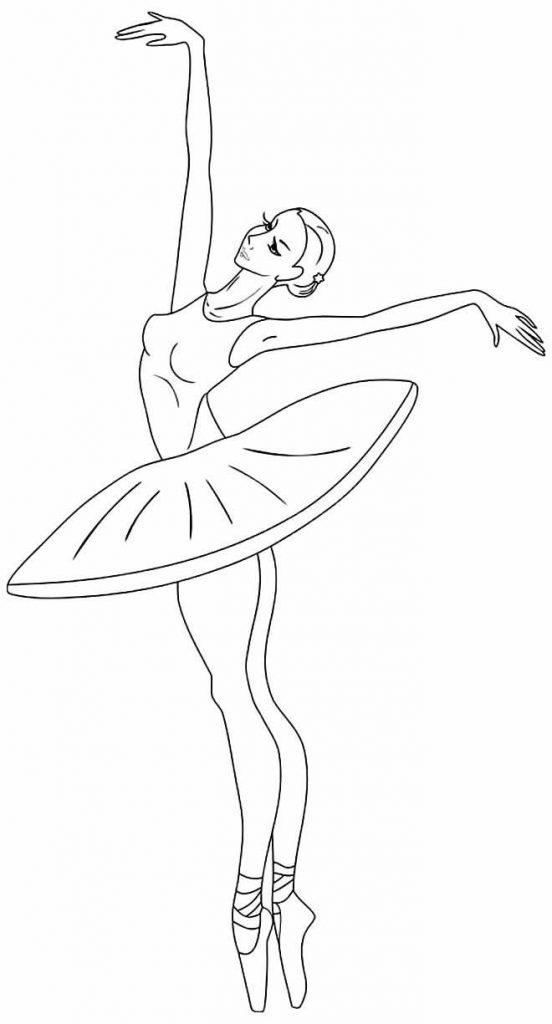 60+ Desenhos para colorir de Bailarina - Como fazer em casa