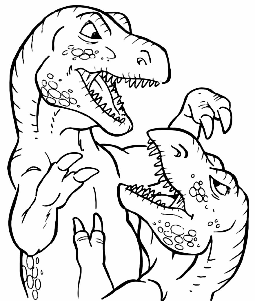 Desenho de Dinossauros T-Rex