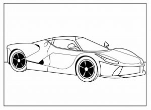 50+ Desenhos de Carros para colorir e imprimir - Como fazer em casa