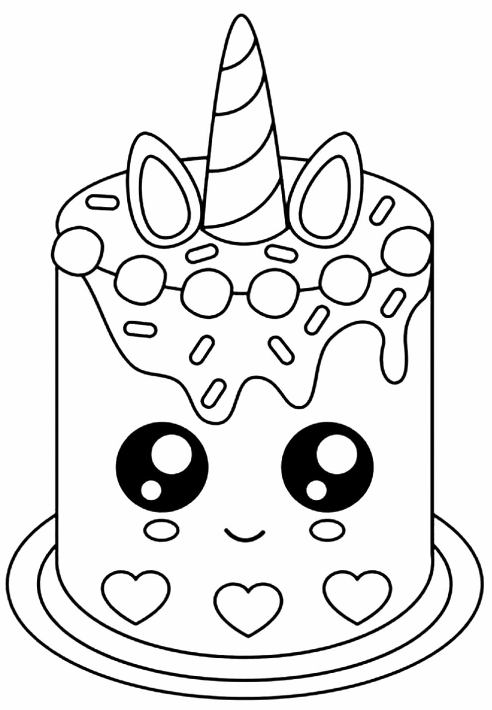 50+ Desenhos de Kawaii para colorir - Como fazer em casa