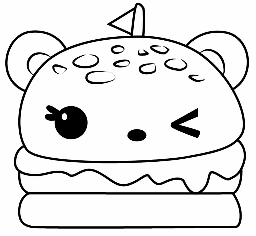 Desenhos Kawaii para colorir - Bora Colorir