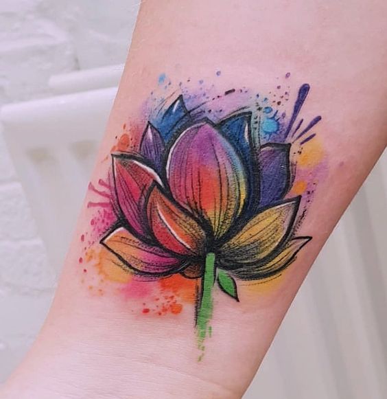 Desenhos de flor de lotus para colorir