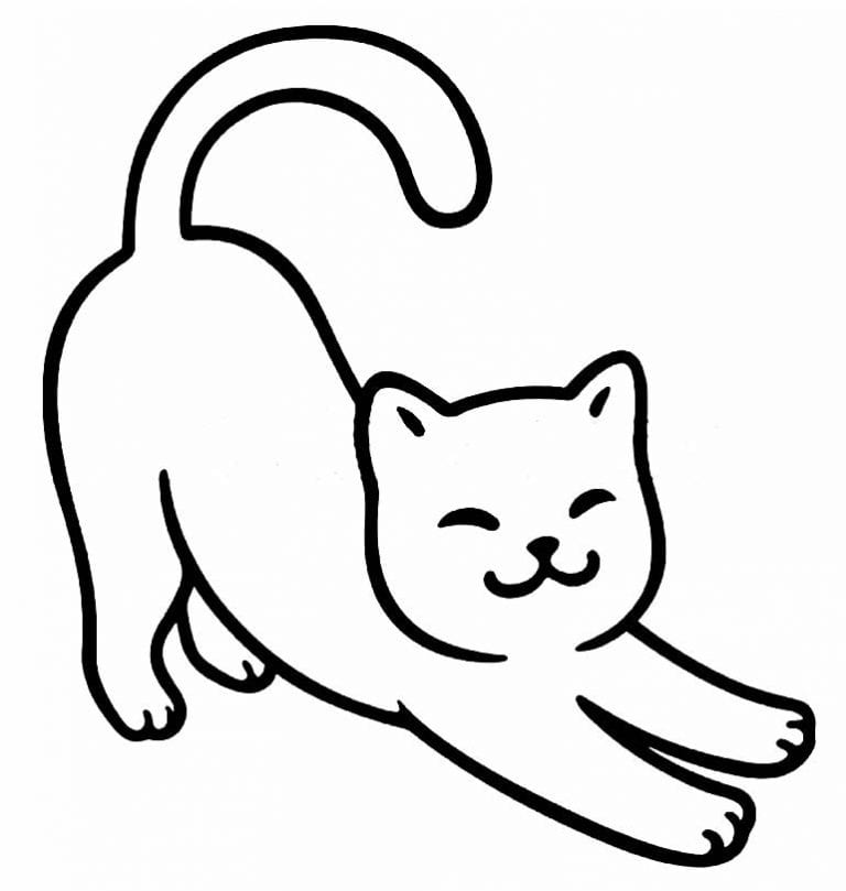 50 Desenhos De Gatinhos Para Colorir Como Fazer Em Casa 8322