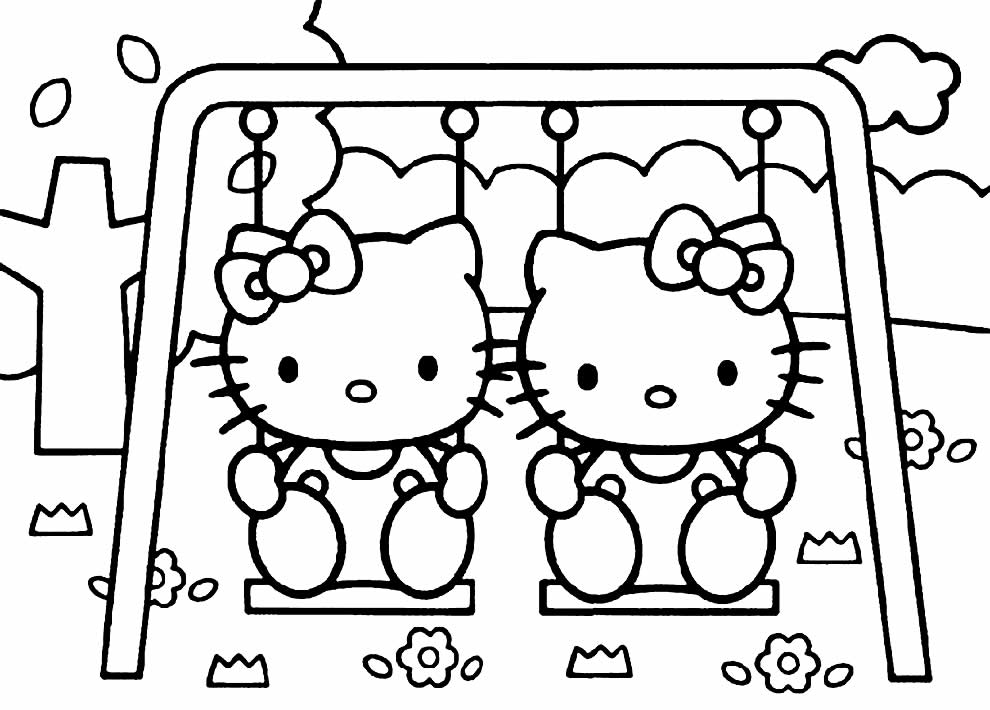 Desenhos da Hello Kitty para pintar
