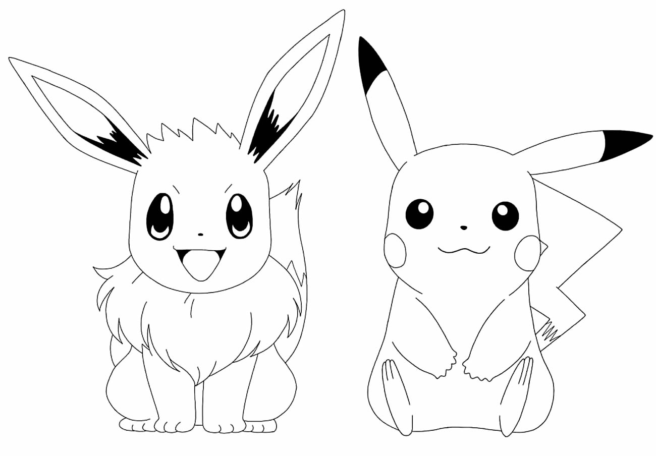 Desenho do Pikachu – Desenhos para Colorir