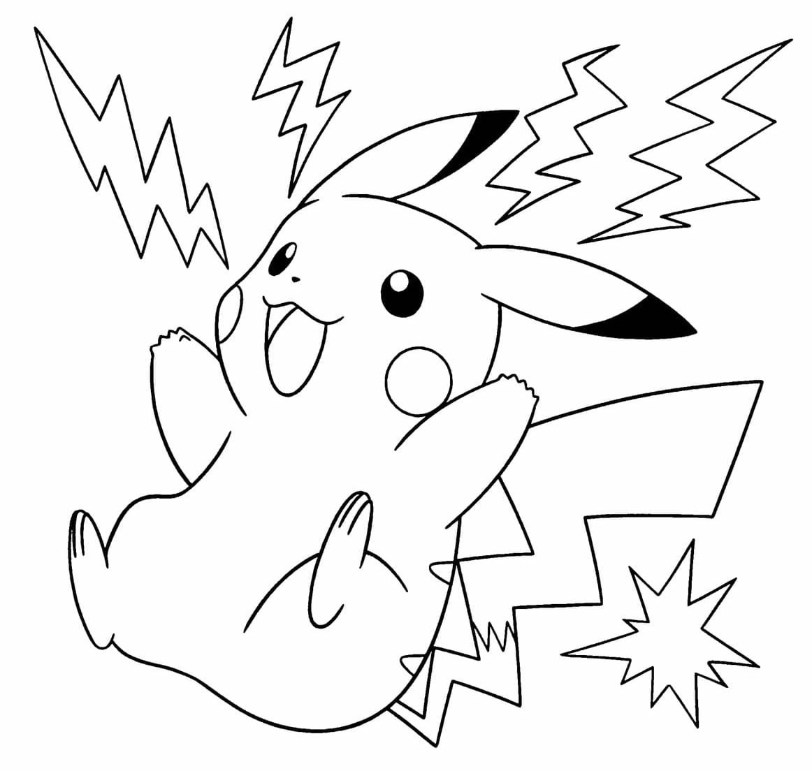 Desenhos do Pikachu para imprimir e colorir - Página 2 de 2 - Blog