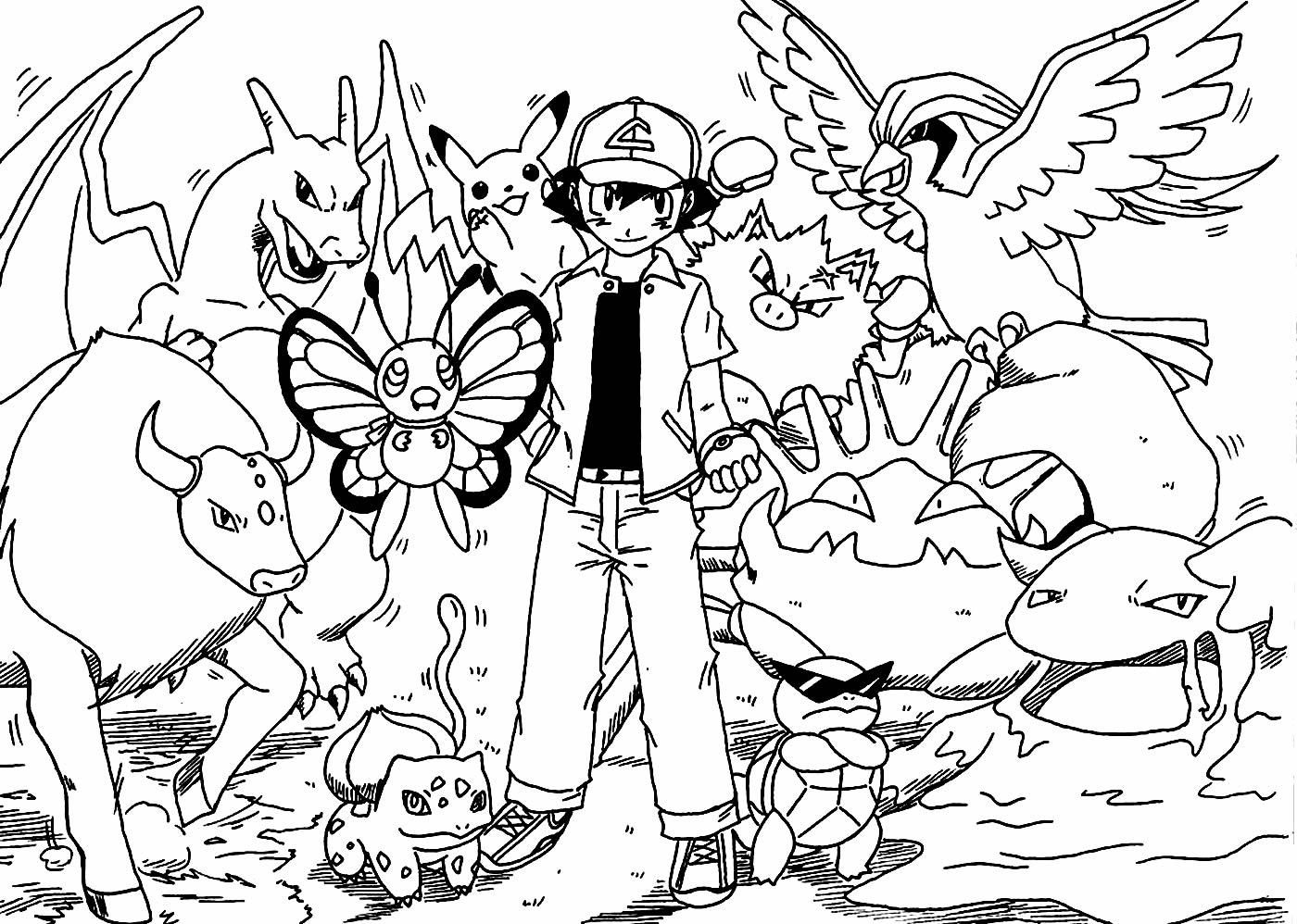 70+ Desenhos para colorir de Pokémon - Como fazer em casa