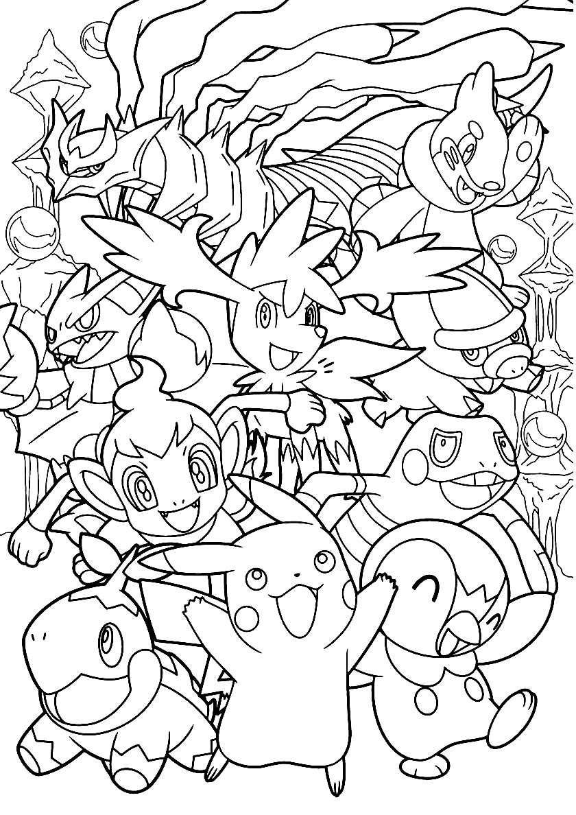 70+ Desenhos para colorir de Pokémon - Como fazer em casa