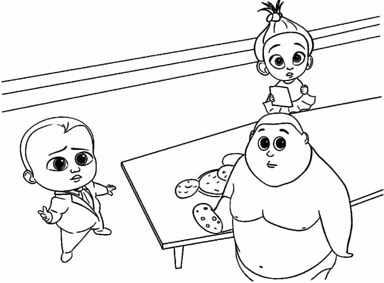 50+ Desenhos do Poderoso Chefinho para colorir - Como fazer em casa