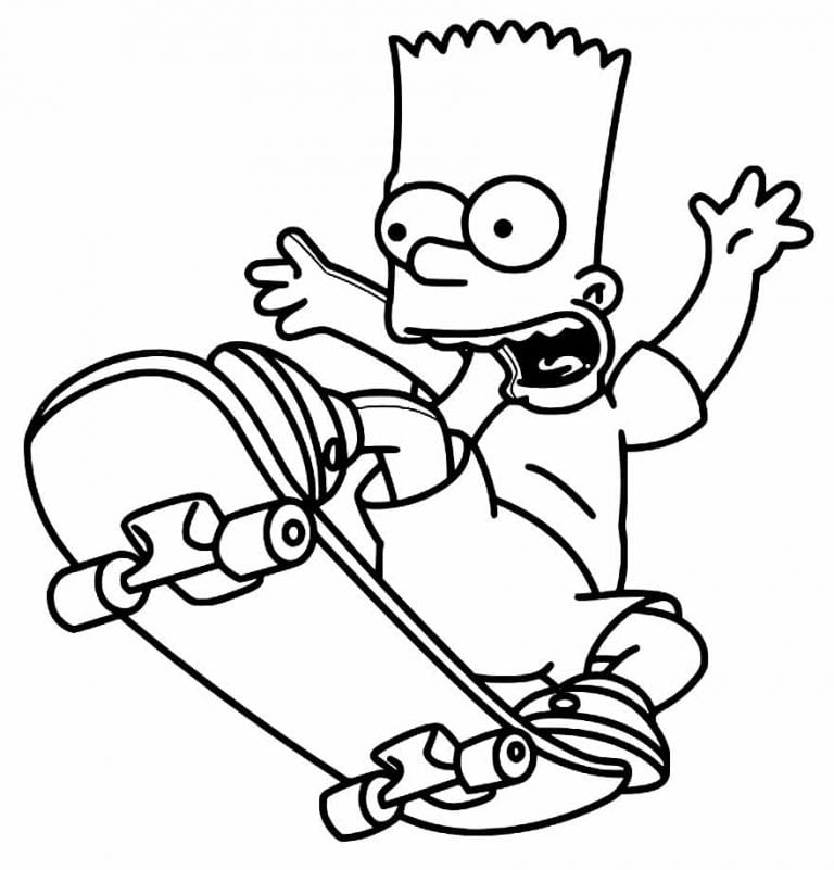 50+ Desenhos dos Simpsons para colorir - Como fazer em casa