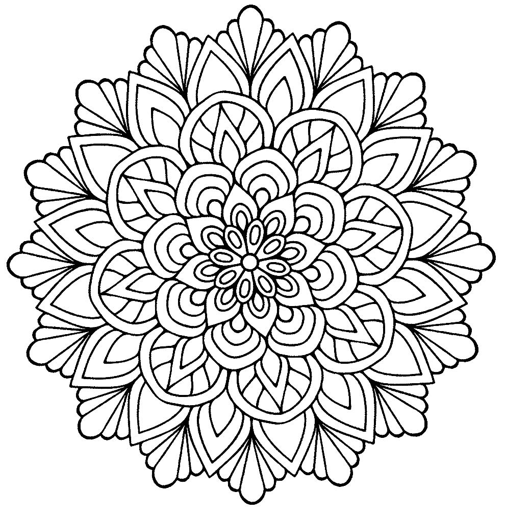 Desenho lindo de Mandala