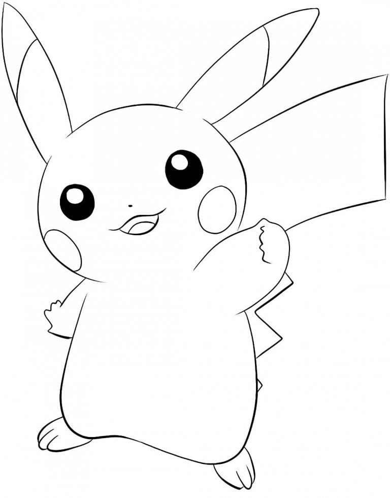 Desenhos De Pikachu Para Imprimir E Colorir Como Fazer Em Casa