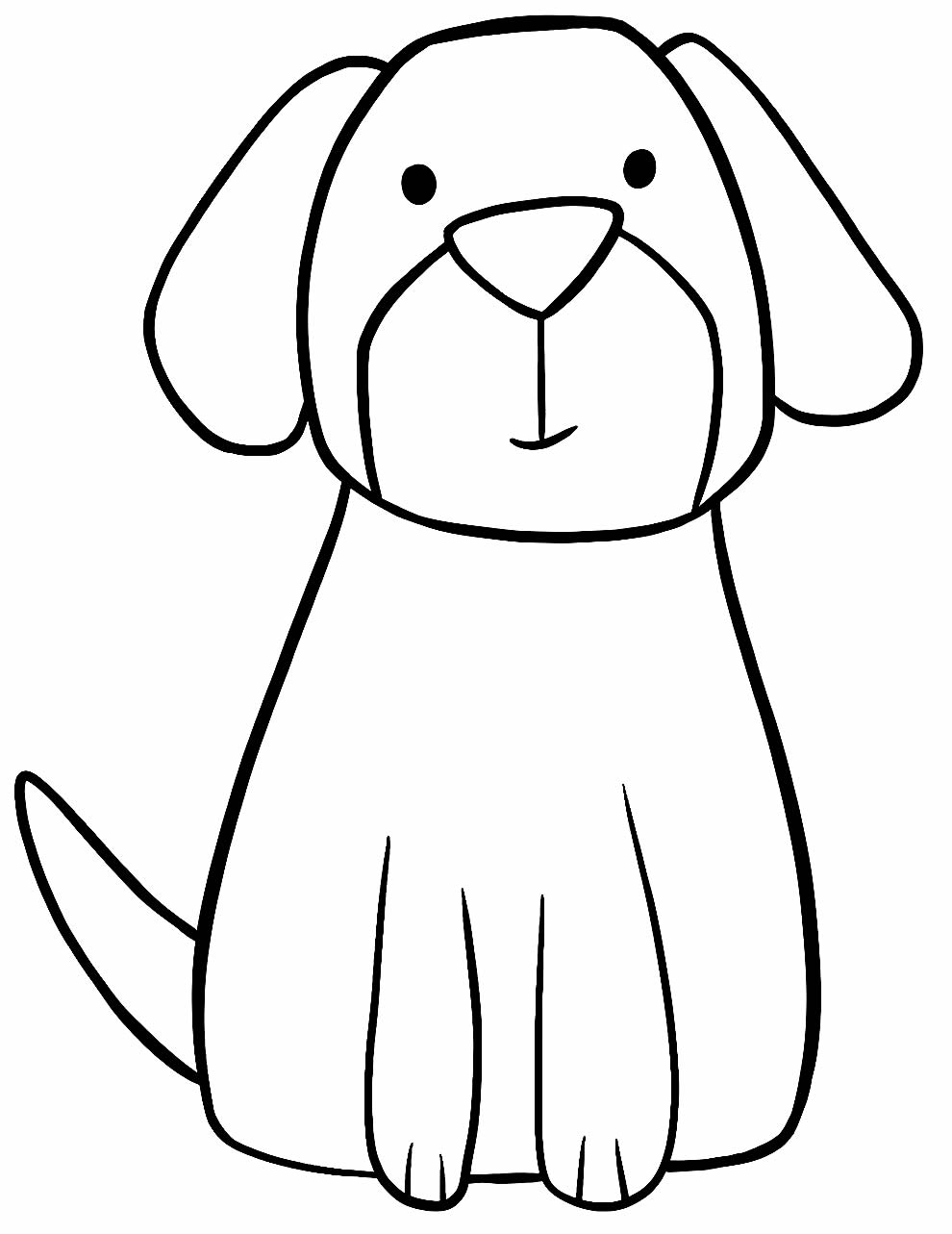 Cachorro fácil de fazer em 2023  Desenho de cachorro, Cachorro