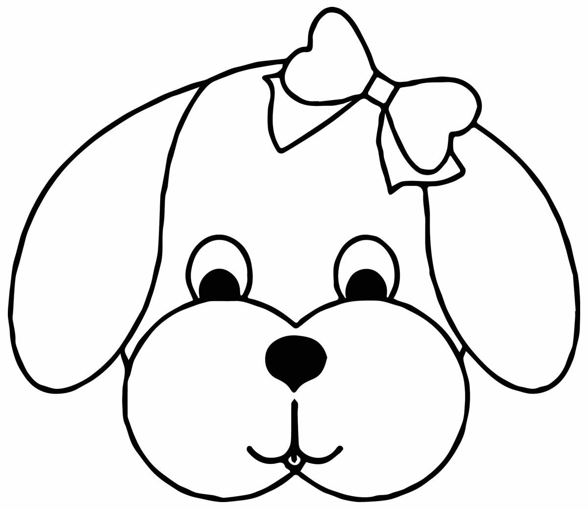 Desenho de cachorro para colorir