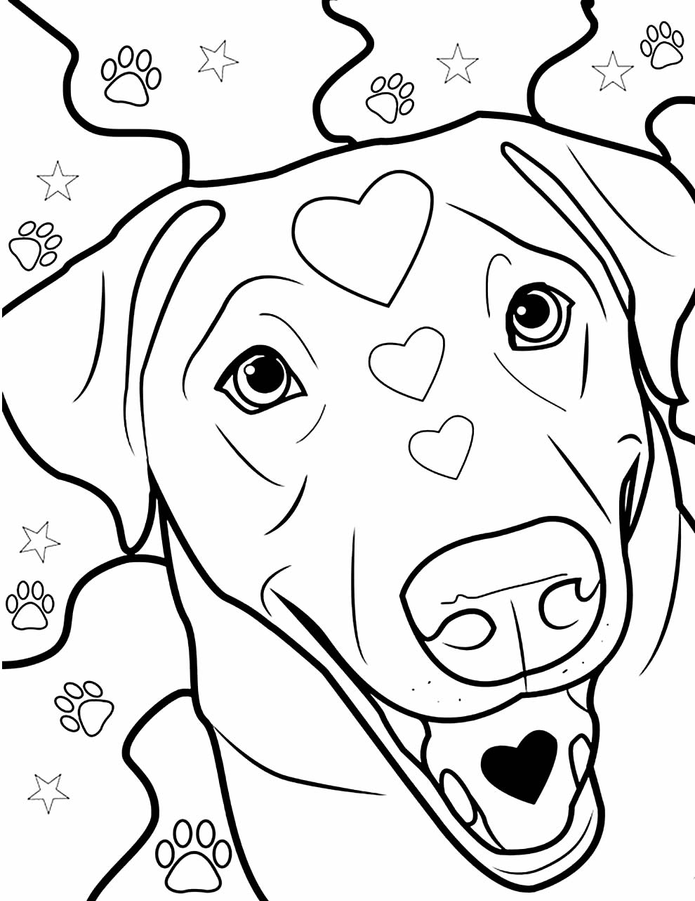 Desenho de cachorrinho para colorir