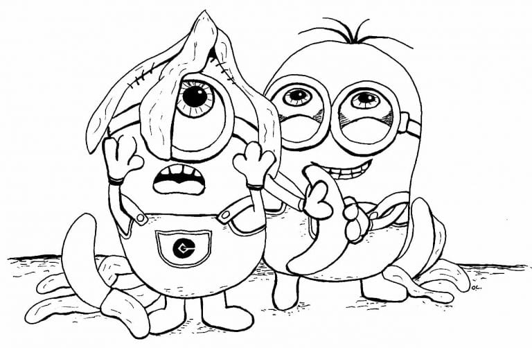 Desenhos Dos Minions Para Colorir Como Fazer Em Casa