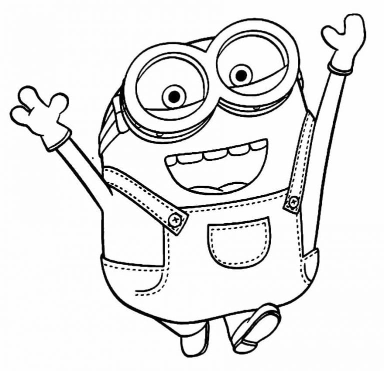50+ Desenhos dos Minions para colorir - Como fazer em casa