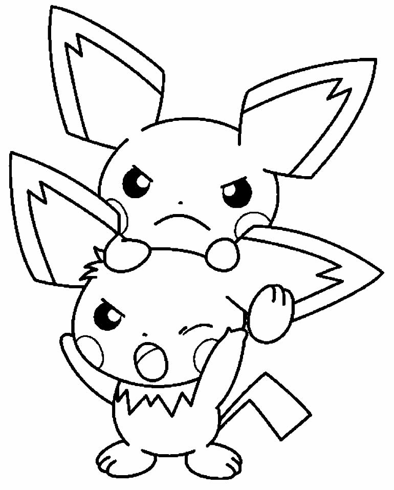 Imagem de Pokémon para colorir