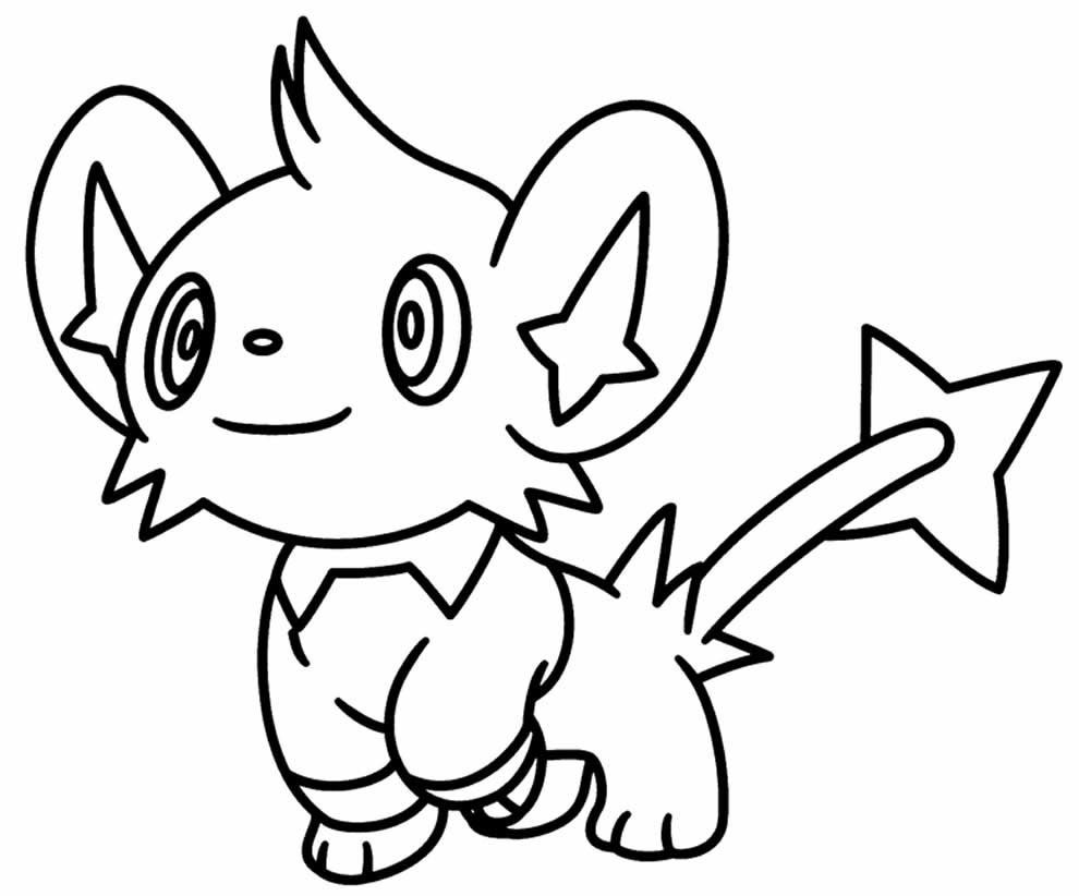 desenho para colorir e imprimir pokemon lendario