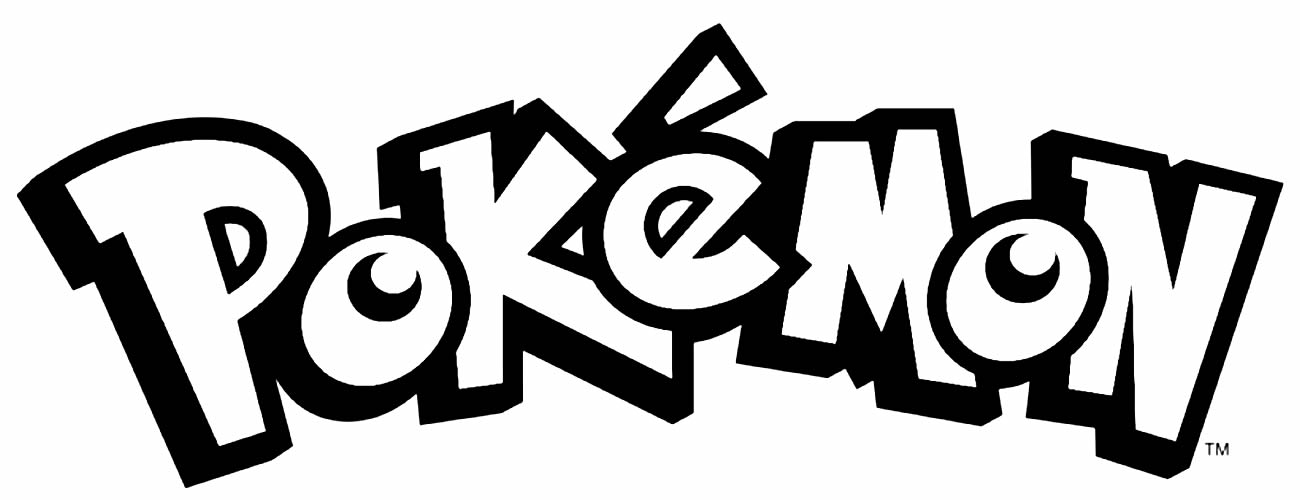 Logo Pokémon para colorir