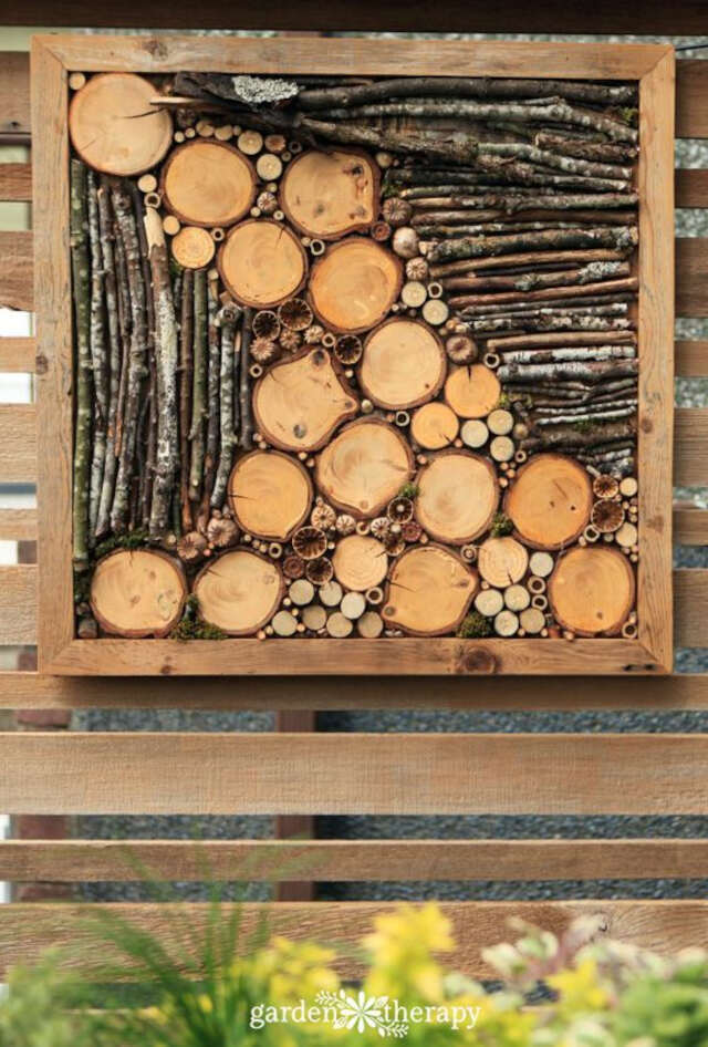 Artesanatos com madeira rústica