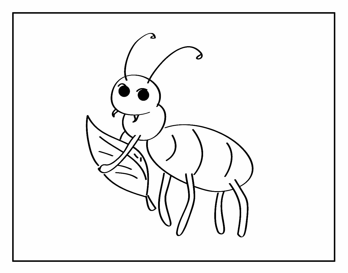 Desenho para colorir de Formiga