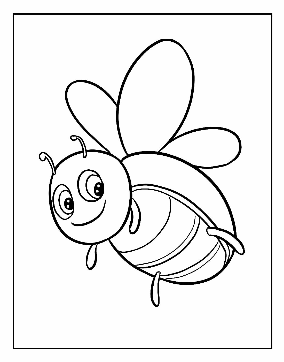 Desenhos para colorir de abelha