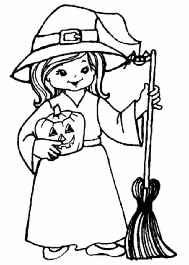 desenhos de bruxas para colorir