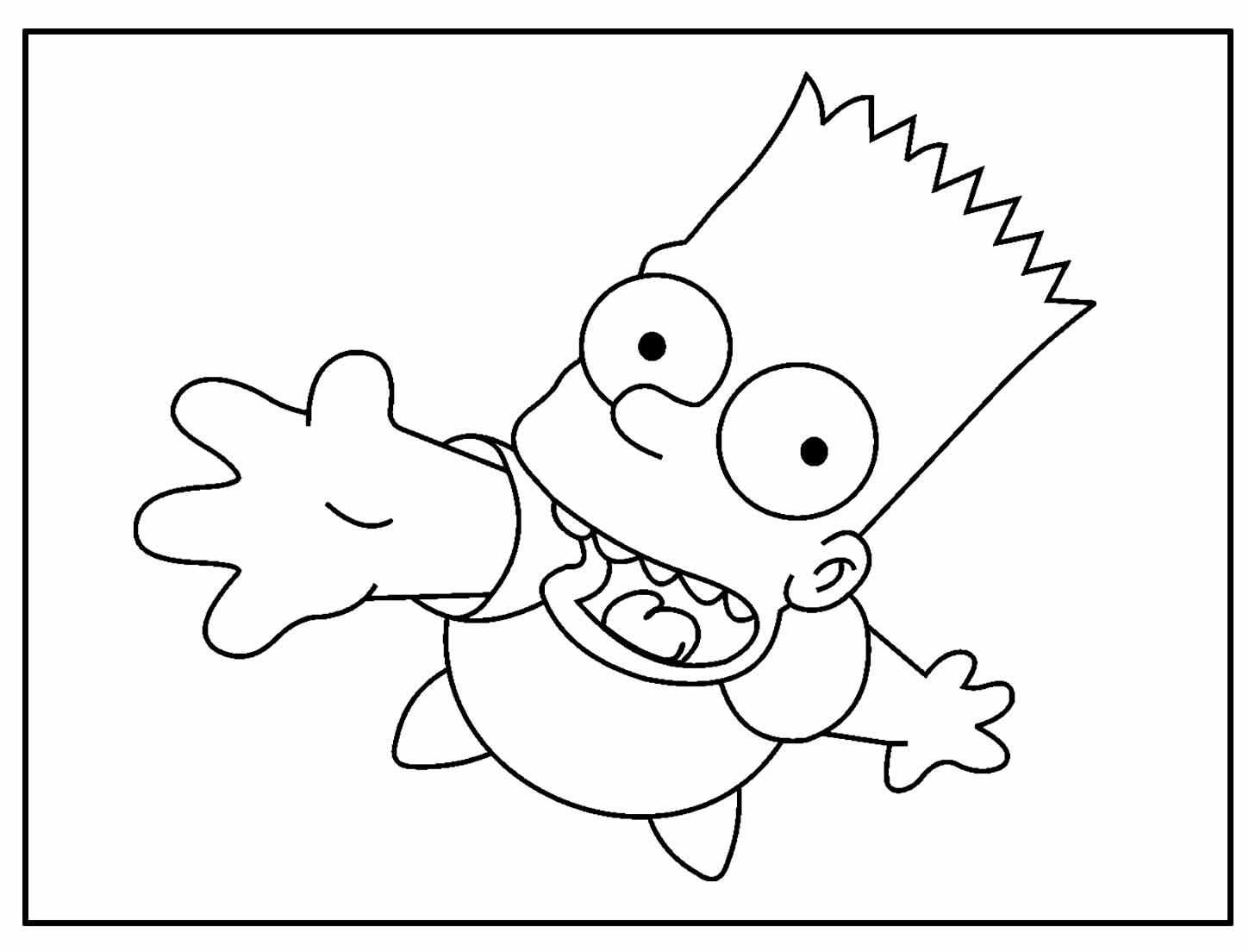 Desenhos dos Simpsons para colorir em casa
