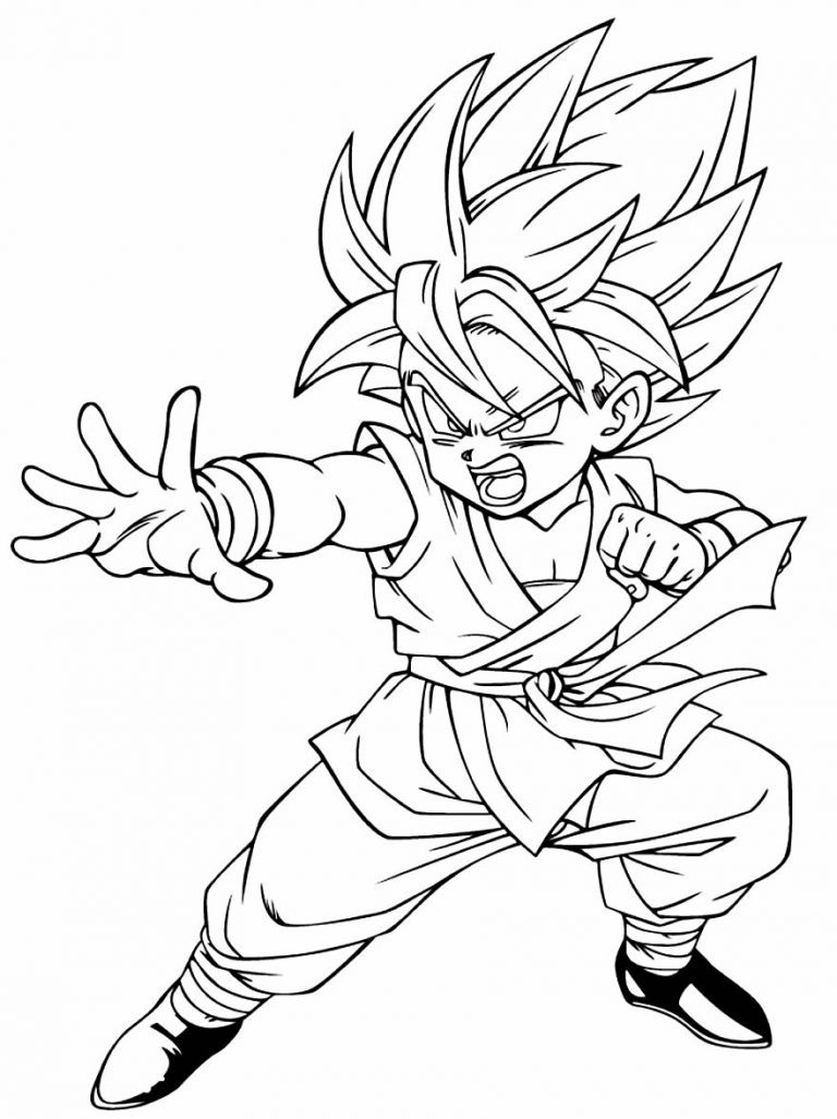 30+ Desenhos de Dragon Ball Z para pintar e colorir - Como fazer em casa