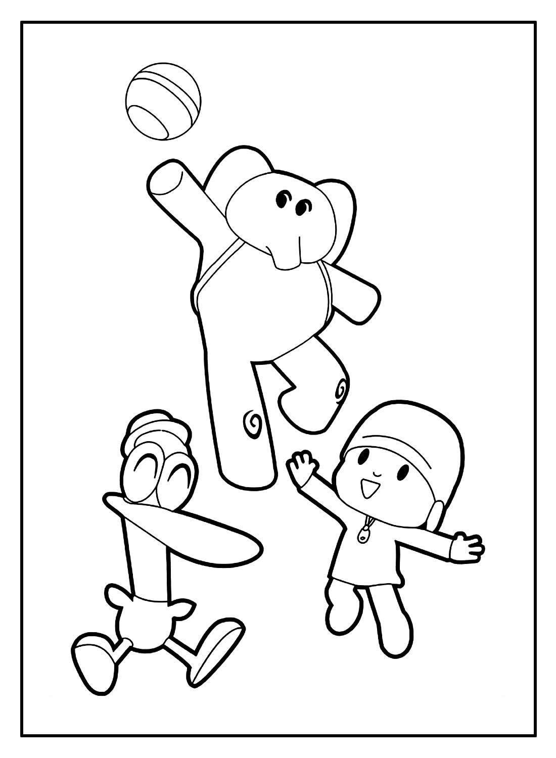 Desenhos para colorir Pocoyo