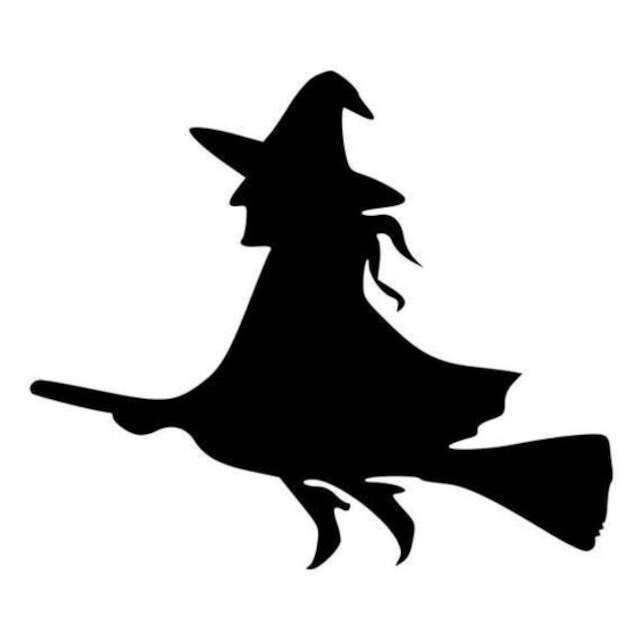 moldes de bruxa para halloween