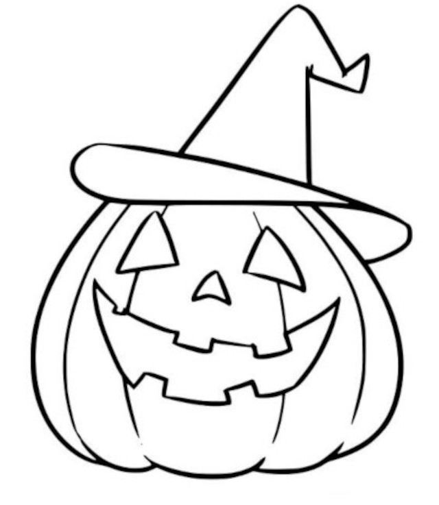 Desenhos de Abóbora de Halloween para Colorir e Imprimir 