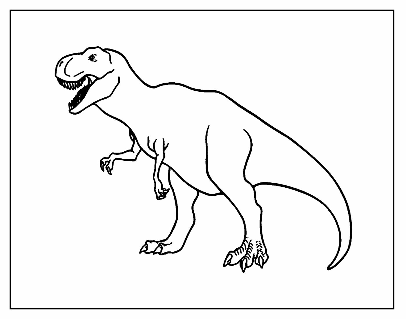 Desenho de Dinossauro para Colorir - Artesanato Passo a Passo!