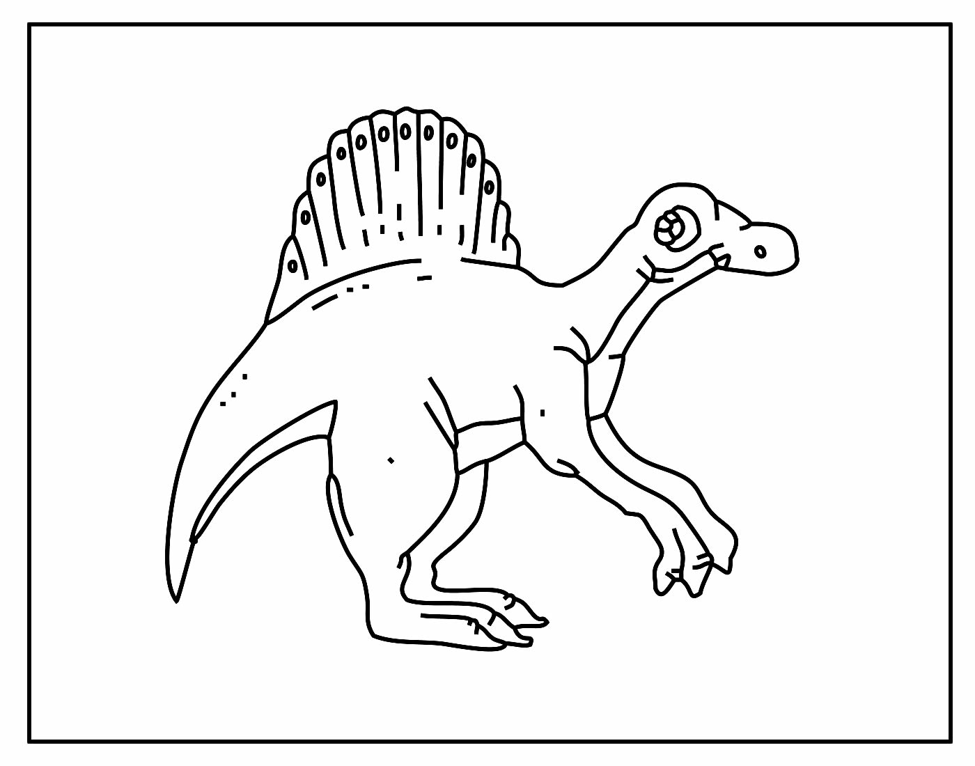 Desenho Dinossauro Colorir